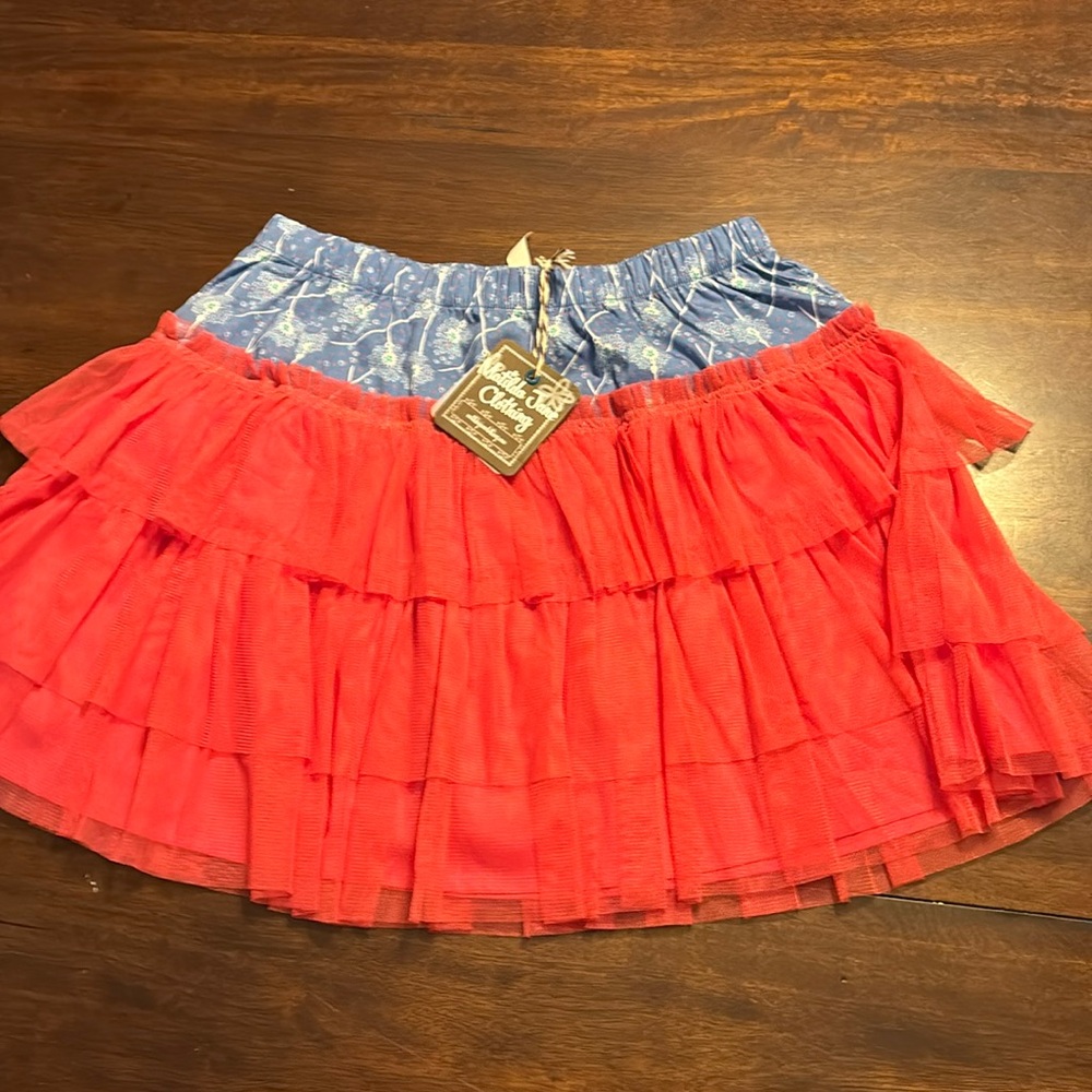 Matilda Jane ruffle skirt size 10 New